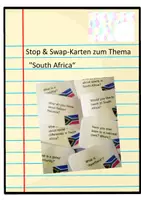 Vorschau - Aufgabenkarten - South Africa - Stop & Swap - Deckblatt