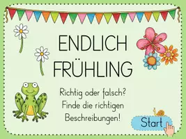 Vorschau - Interaktives Material - Frühling - interaktives/digitales Leserätsel - Seite 2