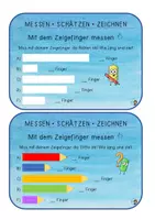 Vorschau - Stationenlernen - Längenkartei: Messen - Schätzen - Zeichnen - Seite 2