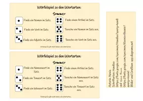Vorschau - Spiele - Würfelspiel - Wortenarten - Sommer - Seite 2