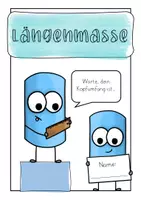 Vorschau - Arbeitsblätter - Längenmasse - Arbeitsheft Schritt für Schritt erklärt - Deckblatt