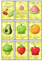 Vorschau - Spiele - Lesespiel - süßes Obst und Gemüse (Ö) - Deckblatt