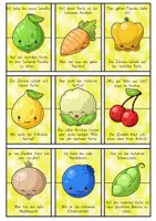 Vorschau - Spiele - Lesespiel - süßes Obst und Gemüse (Ö) - Seite 1