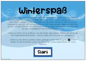 Vorschau - Aufgabenkarten - Interaktive Lesespurgeschichte Winter - Seite 3