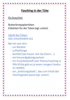 Vorschau - Anderer Materialtyp - Fasching in der Tüte - Seite 1