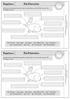 Vorschau - Arbeitsblätter - Haustiere - Mini-Heft - Das Kaninchen Klasse 2/3 - Seite 2