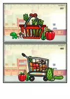 Vorschau - Arbeitsblätter - Vegetables | Merkspiel mit Bildimpuls & Arbeitsblatt | Englisch Klasse 5 – 6 - Seite 2