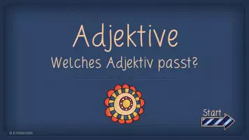 Vorschau - Interaktives Material - Materialpaket- interaktive PDFs Adjektive - Seite 1