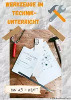 Vorschau - Arbeitsblätter - Heft "Werkzeuge im Technik-Unterricht" - Deckblatt