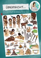 Vorschau - selbst erstellte Cliparts/Grafiken - Cliparts-Set Figuren und Motive "Steinzeit" / Altsteinzeit - Seite 1