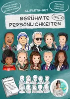 Vorschau - selbst erstellte Cliparts/Grafiken - Cliparts-Set "Berühmte Persönlichkeiten" / Vorbilder TEIL 3 - Deckblatt