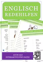 Vorschau - Arbeitsblätter - Englisch: Redehilfen und Wortschatz - interaktiv - Deckblatt