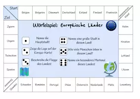 Vorschau - Spiele - SU - EU - Länder in der EU - Würfelspiel - Seite 2