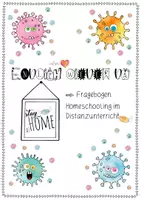 Vorschau - Arbeitsblätter - Fragebogen Homeschooling/Distanzunterricht (Schüler+Eltern) - Seite 1