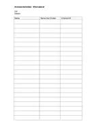 Vorschau - Anderer Materialtyp - Elternabend Blanko Einladung und Anwesenheitsliste - Deckblatt