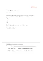 Vorschau - Anderer Materialtyp - Elternabend Blanko Einladung und Anwesenheitsliste - Seite 1