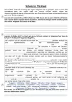 Vorschau - Arbeitsblätter - Arbeitsblatt Schule im NS-Staat - Homeschooling geeignet - Seite 1