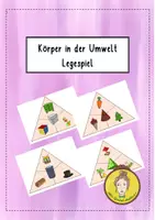 Vorschau - Spiele - Legespiel zu den Körperformen in der Umwelt - Deckblatt