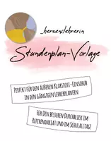Vorschau - Anderer Materialtyp - editierbare Stundenplan-Vorlage - Deckblatt