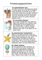 Vorschau - Arbeitsblätter - Kreatives Schreiben Fortsetzungsgeschichten Schreiben zu Bildern Elfchen - Seite 2