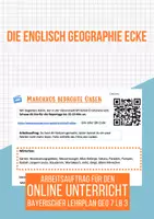 Vorschau - Arbeitsblätter - Marokkos bedrohte Oasen Fernunterricht Homeschooling - Deckblatt