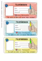 Vorschau - Mal- und Bastelvorlagen - Füllerführerschein Mäppchengröße - Seite 1