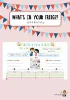 Vorschau - Arbeitsblätter - What's in your fridge? // Some and any - Deckblatt