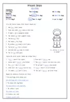Vorschau - Arbeitsblätter - Present Simple- Statements, Negation and Questions - Seite 3