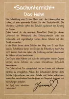 Vorschau - Unterrichtsreihen - Interaktive Lerntheke: Das Huhn - Seite 1