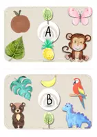 Vorschau - Fördermaterial/Inklusion - Bundle Anlautkarten - (A,B,C,D,E,F,G,H,I,J,K,L,M,N,O,P,W,Z,Ei,Eu,Sch) - Deckblatt