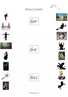 Vorschau - Arbeitsblätter - DaZ-Material zum Wortschatz: "Märchen - Teil 1" - Seite 3
