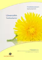 Vorschau - Stationenlernen - Wiese Klasse 2 - Vom Löwenzahn zur Pusteblume - Entwicklung - Lesekarten - Deckblatt