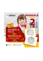Vorschau - Mal- und Bastelvorlagen - Zebrabuch - Mandala Pack 2 - Deckblatt