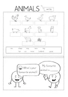 Vorschau - Arbeitsblätter - Worksheets What the Ladybird heard - farm animals - Seite 1