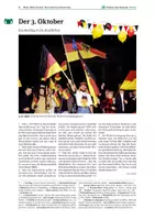 Vorschau - Arbeitsblätter - Presse und Sprache Extra: Der Deutsche Nationalfeiertag - Seite 1