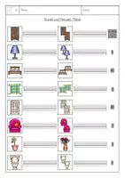 Vorschau - Arbeitsblätter - Arbeitsblatt Einzahl/Mehrzahl Möbel (DaZ) - Seite 2