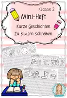 Vorschau - Arbeitsblätter - Bildergeschichten Deutsch | Grundschule Kreatives Schreiben Klasse 2-3 - Deckblatt