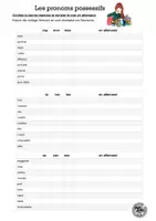 Vorschau - Arbeitsblätter - Possessivpronomen - interaktiv - für Smartphone oder PC - Seite 1