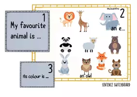 Vorschau - Spiele - Warm-Up: sentence switchboard (Sprechen im Englischunterricht - Klasse 3-5) - Seite 1