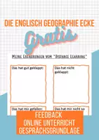 Vorschau - Arbeitsblätter - Meine Erfahrungen vom Distance Learning / Homeschooling / Fernunterricht - Deckblatt