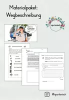 Vorschau - Arbeitsblätter - Materialpaket: Wegbeschreibung (Einführung) - Deckblatt