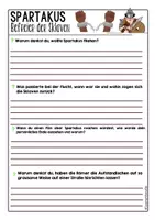 Vorschau - Arbeitsblätter - Antikes ROM Arbeitsblätter - SPARTAKUS + Fragen und Lösungen - Seite 3