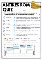 Vorschau - Arbeitsblätter - Antikes Rom Test | Quiz | Arbeitsblätter | Homeschooling - Seite 3