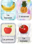 Vorschau - Präsentationen/Tafelbilder - Bildkarten: Les Fruits & les légumes (Obst & Gemüse) - Seite 1