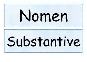 Vorschau - Poster - Wortarten Tafelmaterial Grammatikkatzen, Nomen, Verben, Adjektive - Seite 1