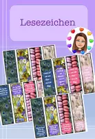 Vorschau - Bildkarten - Lesezeichen mit Zitaten - Deckblatt