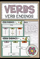 Vorschau - Stundenentwürfe - VERBS - Verb Endings (Present Simple - 3rd Person S) Package - Deckblatt