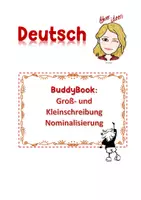 Vorschau - Arbeitsblätter - BuddyBook Groß- und Kleinschreibung Nominalisierung - Deckblatt