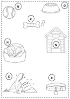 Vorschau - Arbeitsblätter - Mini-Lesespur Hund (3-fach differenziert) - Seite 3