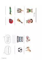Vorschau - Arbeitsblätter - Picture Dictionary "Toys" - Bilderwörterbuch - Seite 2